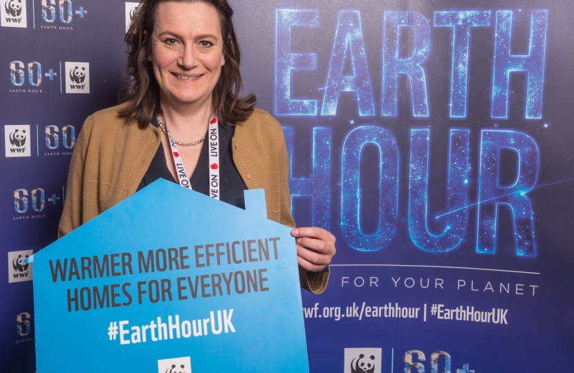 Rebecca supports Earth Hour