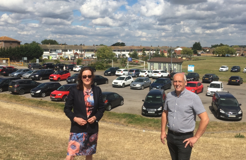 Rebecca Harris MP and Cllr Norman Smith