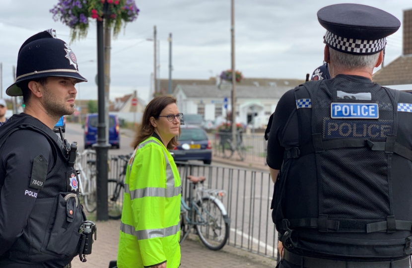 Rebecca Harris MP and Essex Police