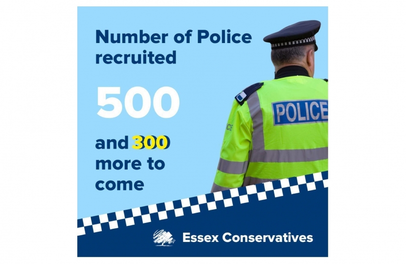 Police recruited in Essex