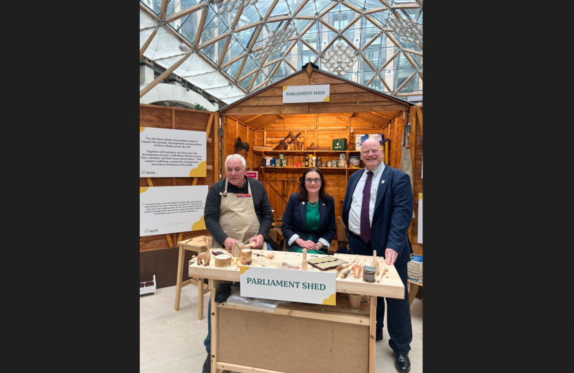 UK Men’s Sheds hosted ‘The Parliament Shed’ in Westminster