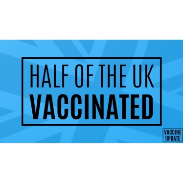 Half of the UK vaccinated